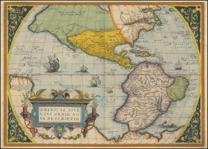 Americae sive Novi Orbis, Nova Descriptio, 1572