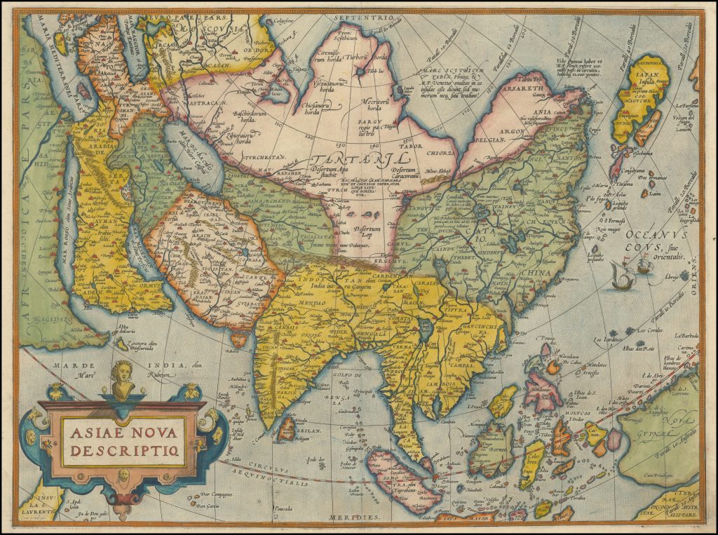 Asiae Nova Descriptio, 1572.