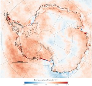 El cambio climático en la Antártida