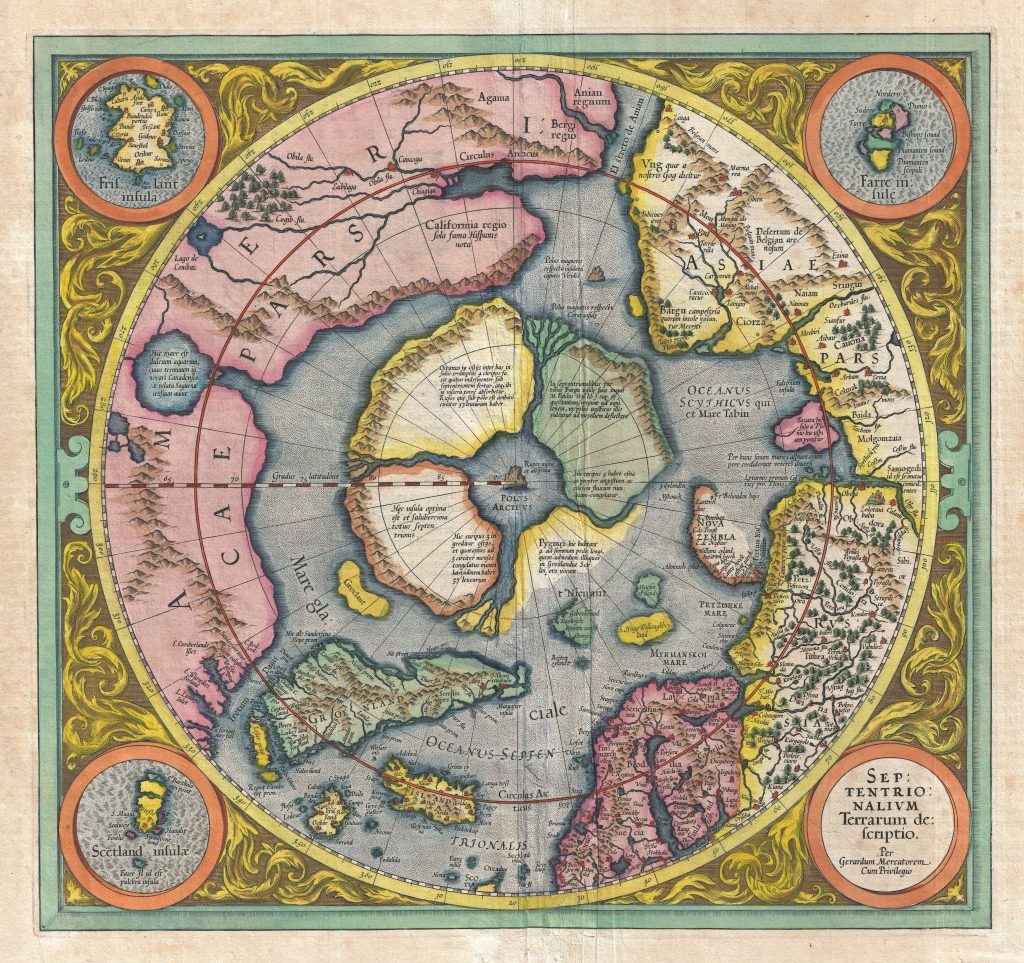 Septentrionalium Terrarum descriptio 1606.