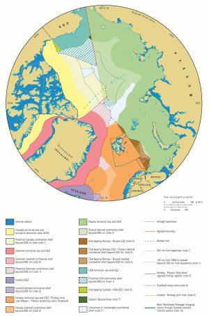 Jurisdicción y límites marítimos en la región ártica