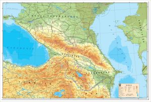 Topografía del Cáucaso.