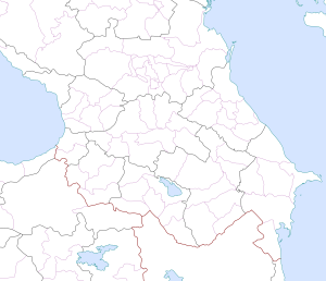 Mapa mudo del Cáucaso